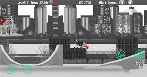 冬季狂野自行车越野赛安卓版游戏截图3