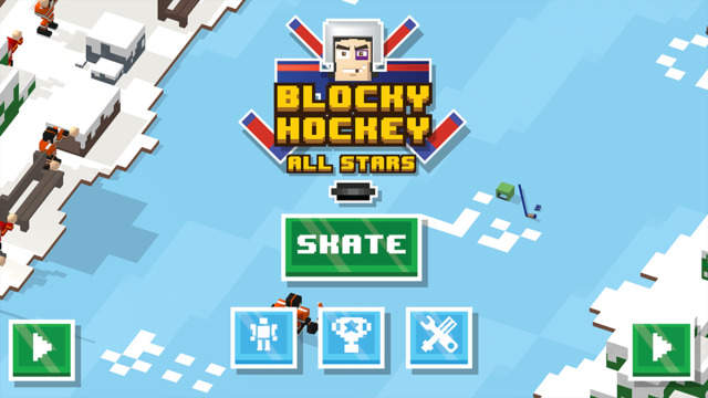 方块冰球全明星安卓版游戏截图1