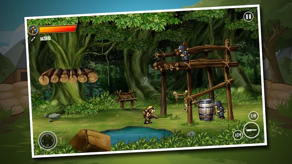 士兵兰博2森林战争iOS版截图-1