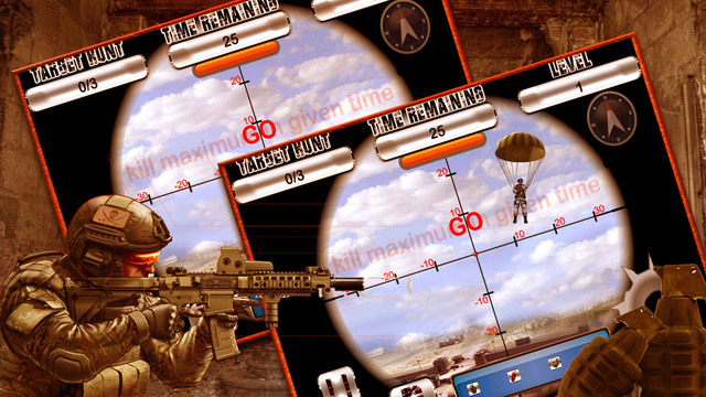 滑翔伞的刺客杀手iOS版游戏截图2