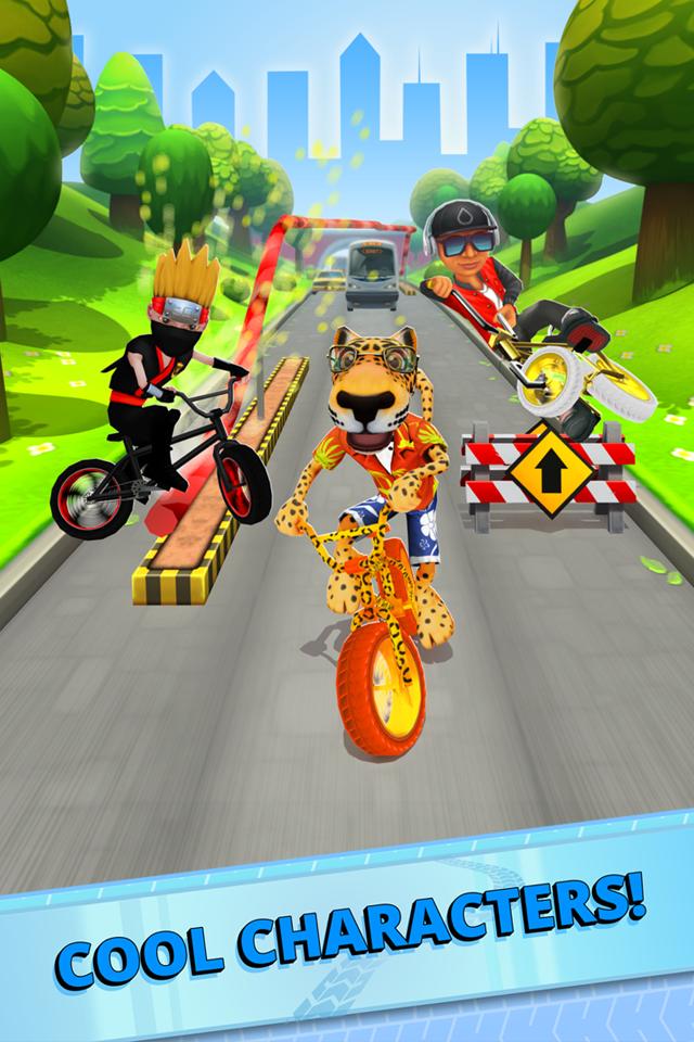 自行车赛车爆炸自行车iOS版游戏截图3