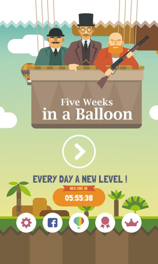 气球上的五星期iOS版游戏截图1