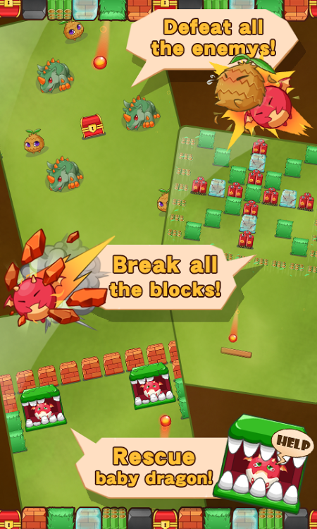 Brick Breaker Dragon安卓版游戏截图1