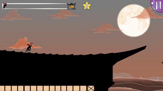 忍者屋顶奔跑安卓版游戏截图2