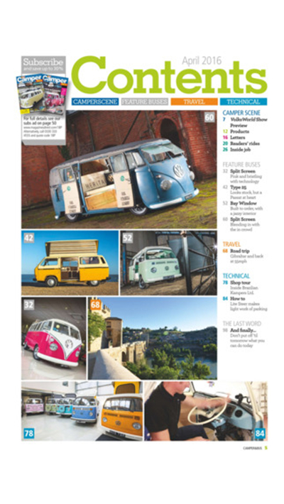 VW Camper露营杂志游戏截图2