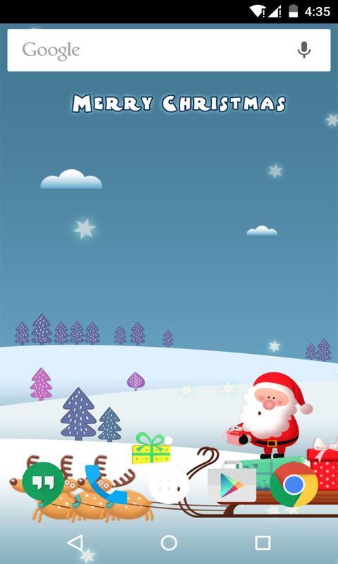 圣诞老人送礼-梦象动态壁纸游戏截图4