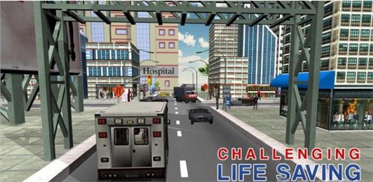3D救护车司机游戏截图1