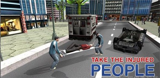 3D救护车司机游戏截图2