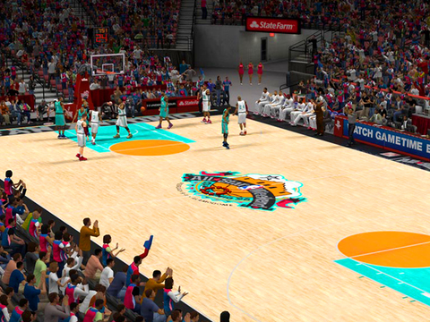 未来国际篮球3D游戏截图1