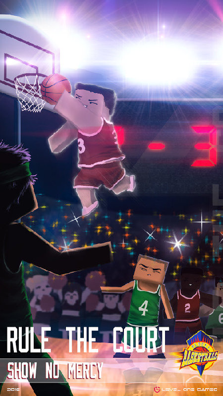 方块篮球超级明星汉化版游戏截图2