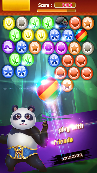 熊猫泡泡传奇射手ios版游戏截图3