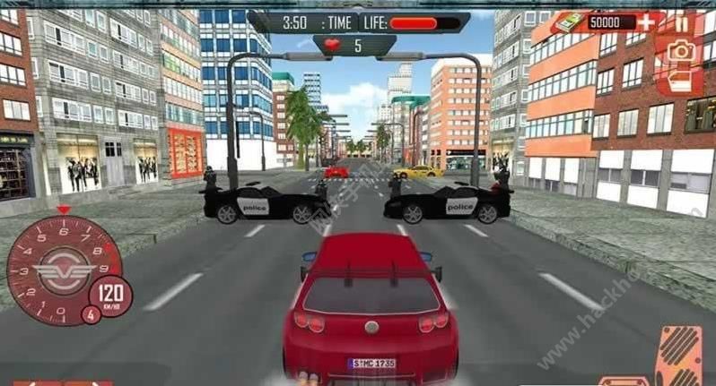 汽车追逐逃生3D安卓版游戏截图1