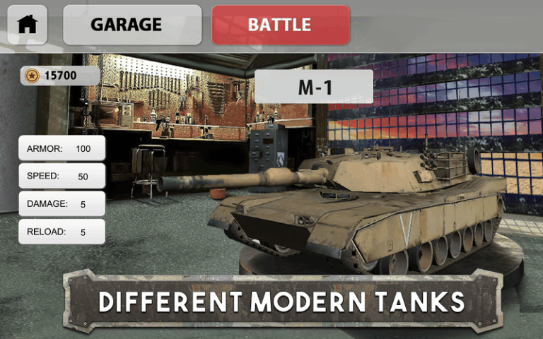 坦克大战军团战3D游戏截图1