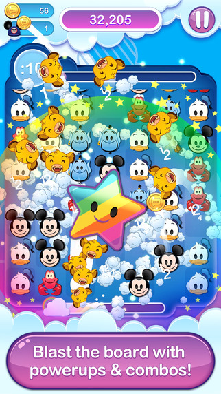 迪士尼Emoji消消看破解版游戏截图1