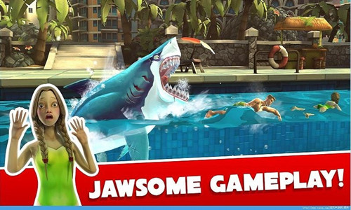饥饿的鲨鱼世界破解版游戏截图1