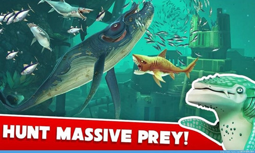 饥饿的鲨鱼世界无敌版游戏截图2