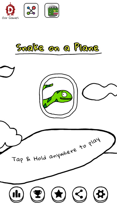 飞机上的蛇游戏截图1