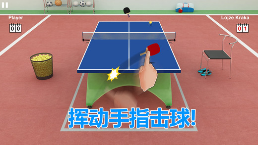 虚拟乒乓球ios版游戏截图1