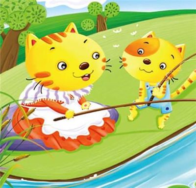 小猫钓鱼的故事英语版游戏截图1