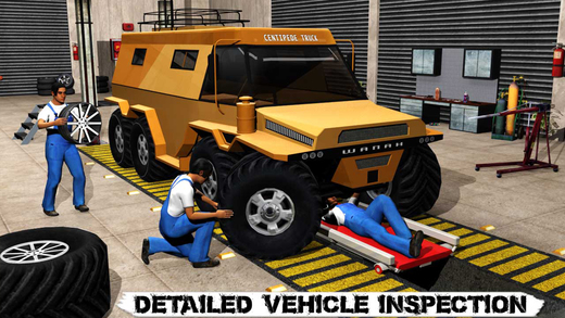 怪物卡车机械师模拟器游戏截图1