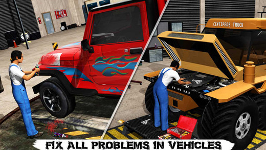 怪物卡车机械师模拟器破解版游戏截图4