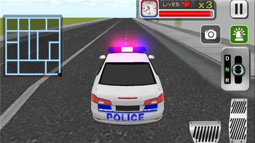 3D城市警车驾驶训练模拟器2游戏截图3