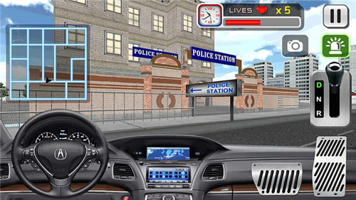 3D城市警车驾驶训练模拟器2游戏截图5