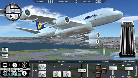 飞行模拟驾驶2017手机版游戏截图1
