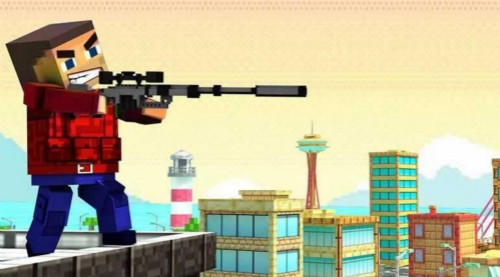 方块狙击手3D中文版游戏截图1