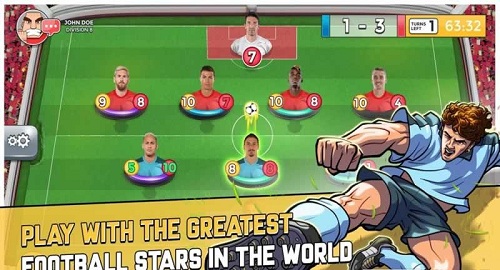 顶级足球明星联赛中文版游戏截图1