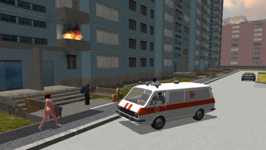 俄罗斯救护车模拟驾驶中文版游戏截图1