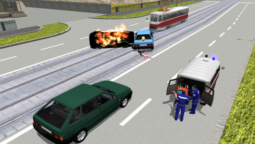 俄罗斯救护车模拟驾驶中文版游戏截图4