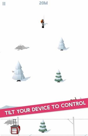 雪山急速滑雪安卓版游戏截图3