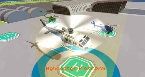 块状直升机SOS救援中文版游戏截图3