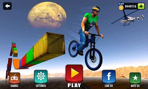 不可能的BMX自行车特技ios版游戏截图1