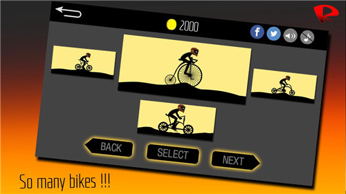 山地自行车赛汉化版游戏截图4