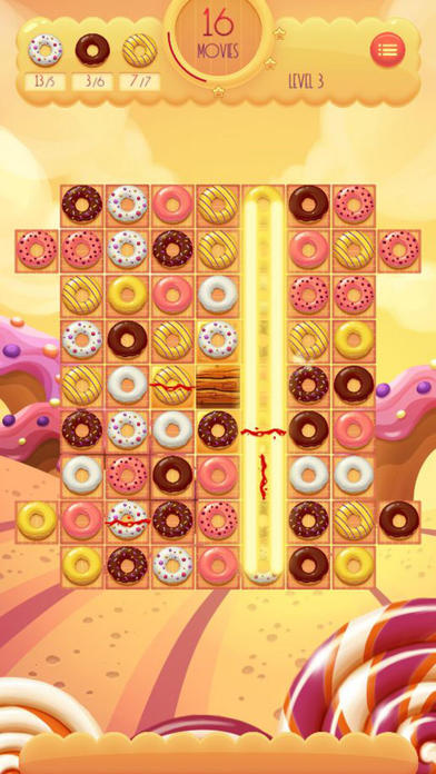 甜甜圈消消乐ios版游戏截图1
