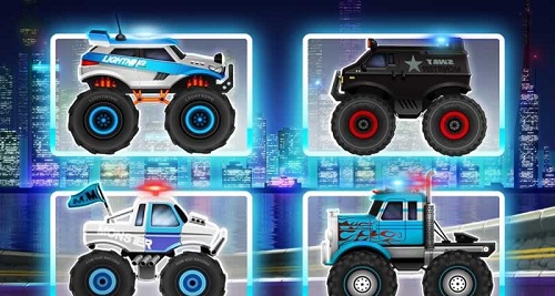 怪物卡车警察赛车中文版游戏截图1