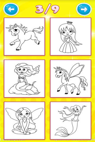 小公主芭比爱画画安卓版游戏截图2
