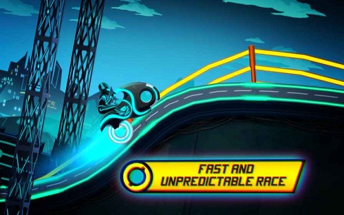 摩托车比赛霓虹城的骑手最新版游戏截图2
