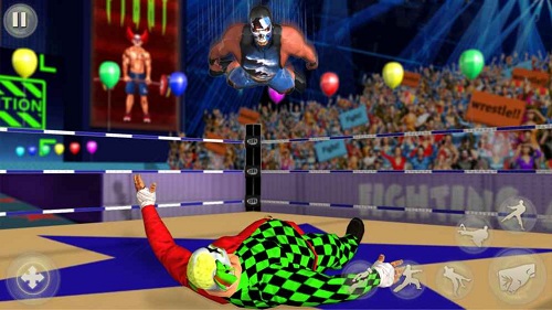 小丑标记队摔跤革命冠军无限金币版游戏截图2