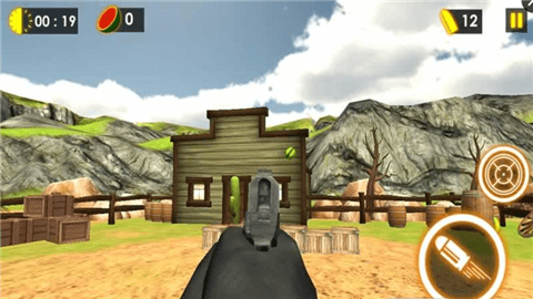 西瓜射击3D安卓版游戏截图1