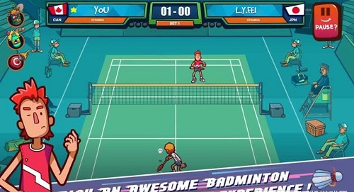 超棒羽毛球中文版游戏截图3