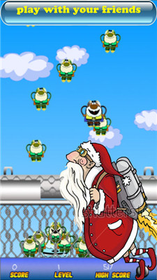 圣诞老人疯狂喷气机安卓版游戏截图4
