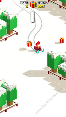 圣诞开心滑雪免费版游戏截图2