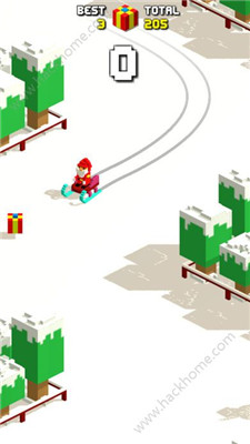 圣诞开心滑雪免费版游戏截图3