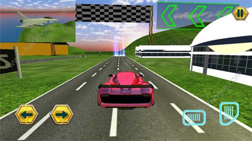 喷气飞机vs赛车3D免费版游戏截图1