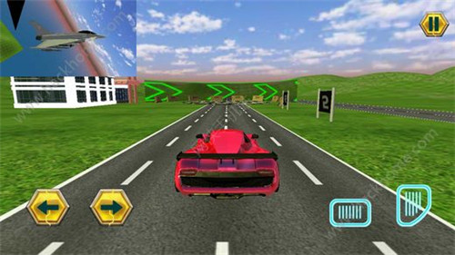 喷气飞机vs赛车3Dios版游戏截图3