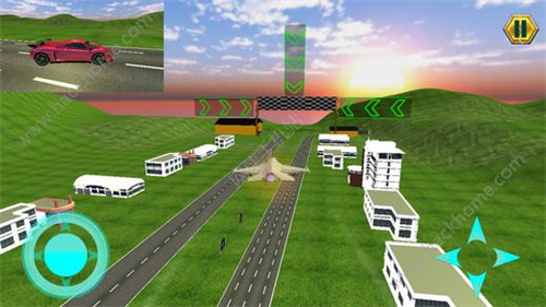 喷气飞机vs赛车3D免费版游戏截图4