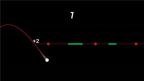 曲线跳球游戏截图1